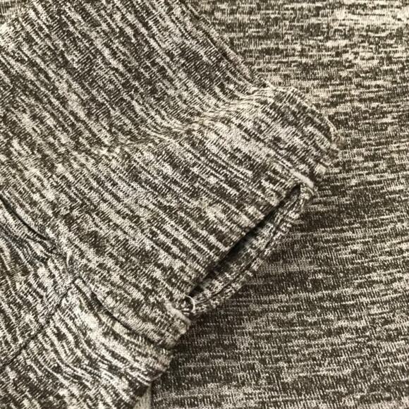 Aeropostale 1/4 Zip Pullover Live Love Run Gray Heathered sz XS Thumb Hole - Picture 8 of 8